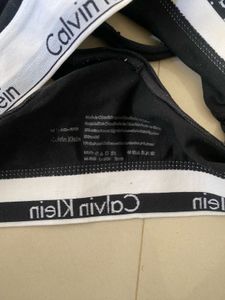 Calvin Klein Black Sports Bra