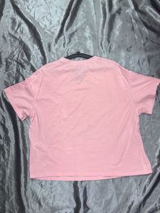 Pink Floral Graphic T-Shirt