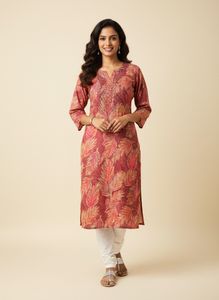 Floral Print Kurta (buy1get2)