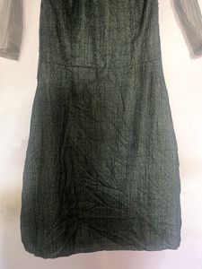Grey western top