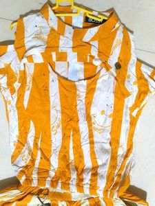 Yellow Co-ord Set | Top And Lower