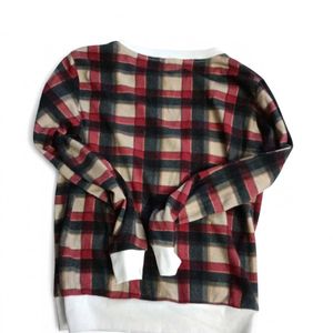 Classic Denim Jacket &amp; Plaid Long Sleeve
