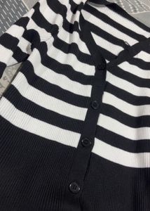 Chic Striped Cardigan Sweater