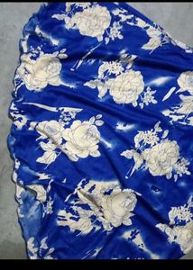 Blue Floral Dress &amp; Jeans Set
