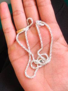 Pure Silver Chain (wt:-10.300g)