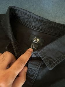 HnM- Men's Black Long Sleeve Shirt