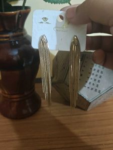 Sohi Gold-Toned Tassel Earrings