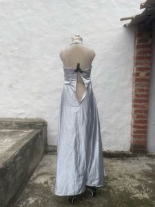 Elegant Sequin &amp; Silk Gown