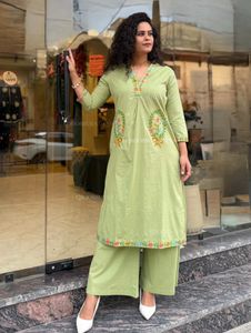 Sea Green trendy co-ord set
