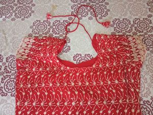 Red Kurta Set