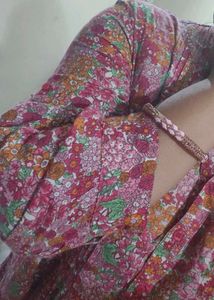 Floral Print Short kurti
