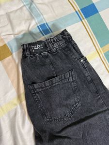 Stylish Washed Grey Denim Jeans