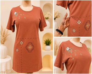 Boho Print Tunic Top