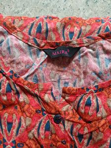 Boho Print Button Down Kurta