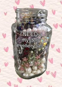 Assorted Jewelry Jar