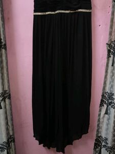 Elegant Black Sleeveless Maxi Dress