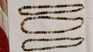 Tiger Eye Beaded Necklace