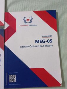 IGNOU MEG Study Guides - Set of 5
