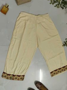 Elegant Cream Ethnic Kurta Set