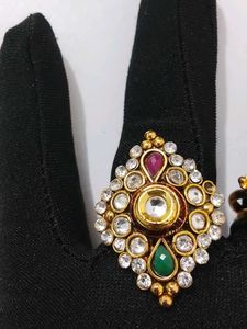 Ethnic kundan fingerings