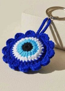 Crochet Flower Claw Clips &amp; keychain combo