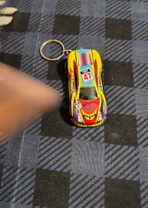Colorful Sports Car Keychain