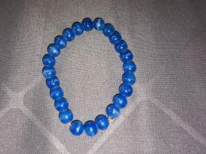 Set of 4 Beaded Bracelets with Charm
