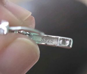 Sparkling Hoop Earrings 925 silver BrandNew