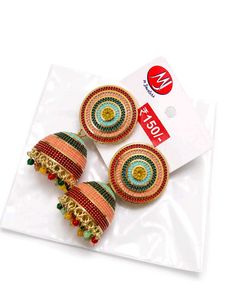 Boho Multicolor Jhumka Earrings