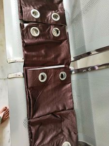 Elegant Brown Room Darkening Curtain pack of 3