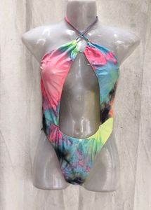 Tie-Dye One-Piece Swimsuit