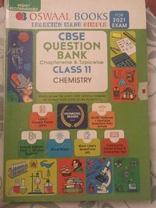 Oswaal CBSE Class 11 Chemistry Question Bank