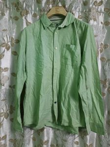 Green Long Sleeve Button Down