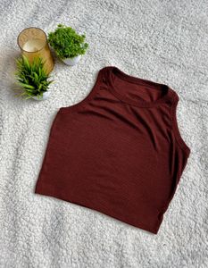 Brown Tank Top