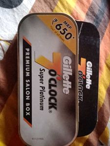 Gillette 7 O'Clock Razor Blades Box