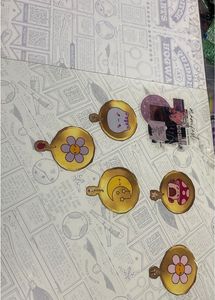 ✨ Cute Gold Aesthetic Journal Stickers | Handmade