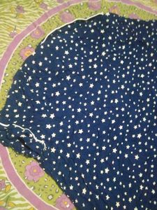 Cute Star Print Pajama Top