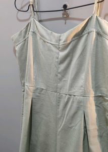 Chic Light Green Wide-Leg Jumpsuit
