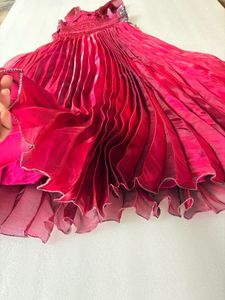Stunning Embellished Pleated Gown