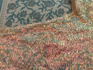 Sparkling One-Shoulder Sequin Blouse
