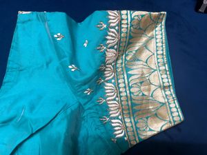 Elegant saree with blouse