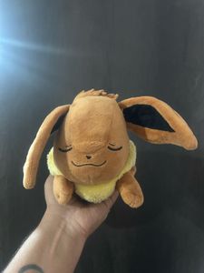 Pokemon Eevee Sleeping Plush - 18-Inch Premium