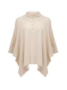 Forever New Jade Button Collar Poncho