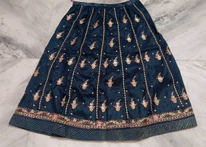 Teal Rajputi Poshak