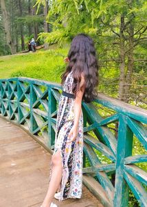 Exported Backless Halter Neck Dress 🏖️