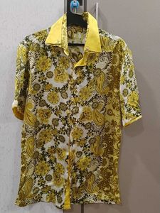 Floral Paisley Print Shirt