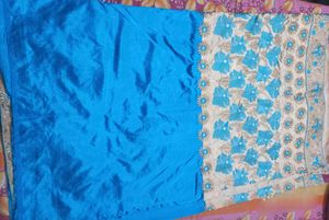 Embroidered Wedding Or Party Wear Saree