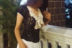 Stylish Black Lace Top