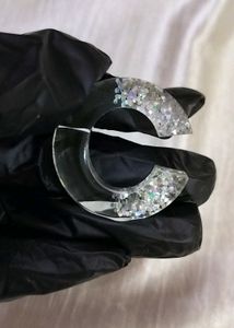 Glitter Resin Hair Clip