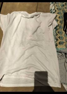 Classic White Crew Neck T-Shirt